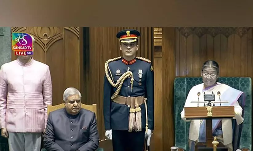 രാമക്ഷേത്ര നിർമാണം കേന്ദ്രസർക്കാറിന്റെ നേട്ടമെന്ന് രാഷ്ട്രപതി