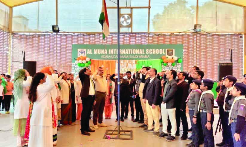 അൽമുന സ്കൂൾ റിപ്പബ്ലിക് ദിനം ആഘോഷിച്ചു