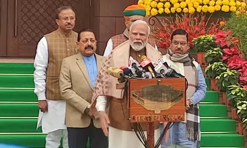 ബജറ്റ് സമ്മേളനം പാർലമെന്റിൽ തടസ്സങ്ങൾ സൃഷ്ടിച്ചവർക്ക് മാനസാന്തരത്തിനുള്ള അവസരം -മോദി