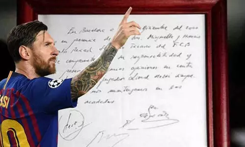 മെസ്സിയെ ഫുട്ബാൾ രാജാവാക്കിയ നാപ്കിൻ പേപ്പർ ലേലത്തിന്! പ്രതീക്ഷിക്കുന്ന വില കേട്ടാൽ ഞെട്ടും...