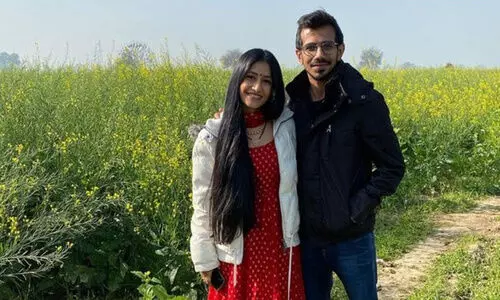 ഡിഡിഎൽജെ പോസുമായി ചാഹലും ഭാര്യയും; ചിത്രങ്ങൾ വൈറൽ