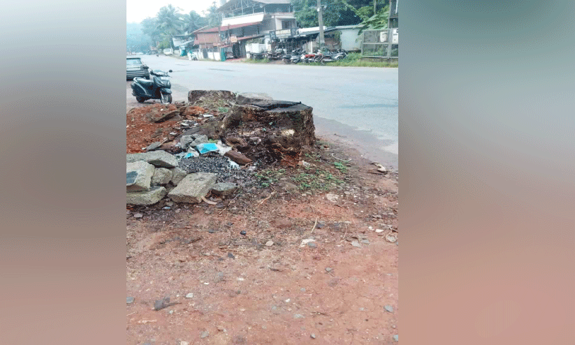 അപകടമേഖലയായി വാവാട്