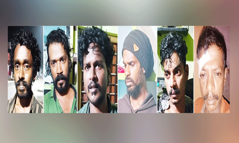 കഞ്ചാവ് വേട്ട: ആറംഗ സംഘം പിടിയിൽ കഞ്ചാവ് വേട്ട: ആറംഗ സംഘം പിടിയിൽ