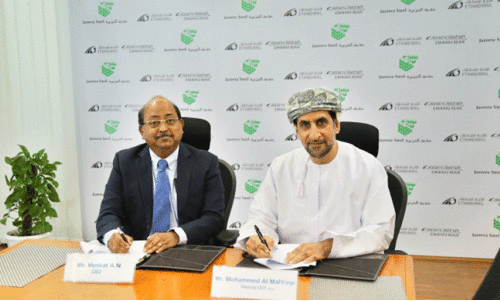 Oman-etihad and al jaseera steel signing contract