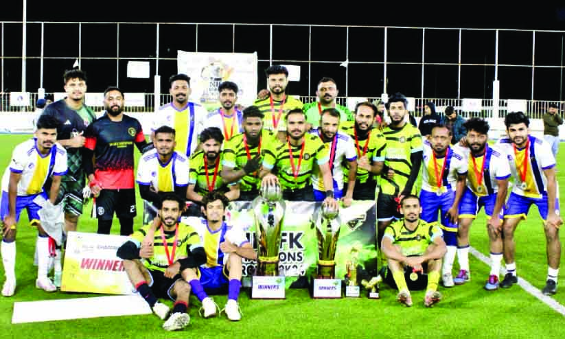 ഫൈ​റ്റേ​ഴ്‌​സ് ക​ണ്ണൂ​ർ ഫു​ട്ബാ​ൾ ടൂ​ർ​ണ​മെ​ന്റ്: സം​സം എ​ഫ്.​സി മ​ദീ​ന ടീം ​ജേ​താ​ക്ക​ൾ