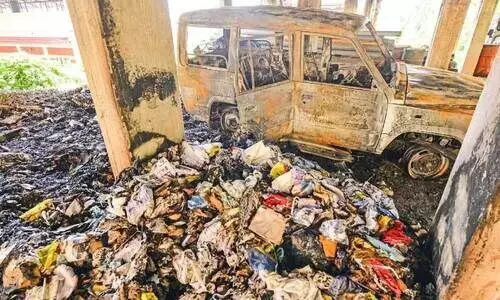 vehicle burnt vehicle burnt