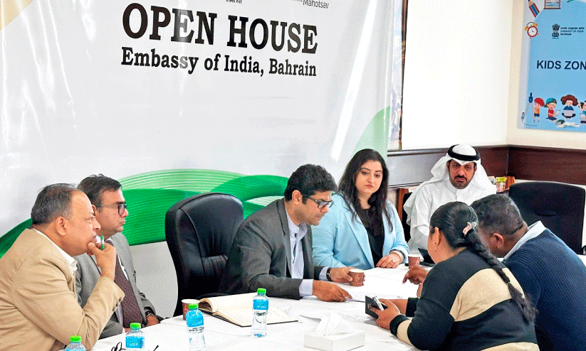 open house at Indian Embassy house