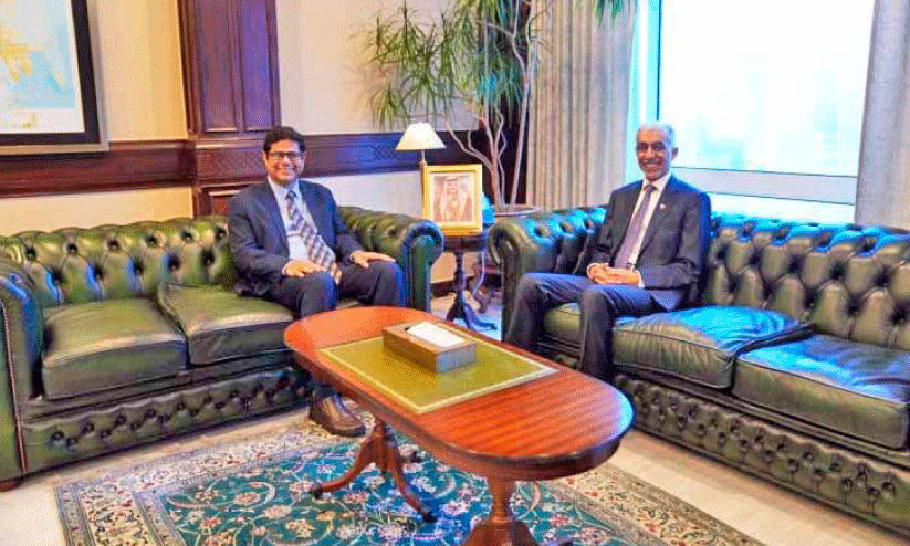 minister of public work welcomes Indian Ambasdodor K.Jacob