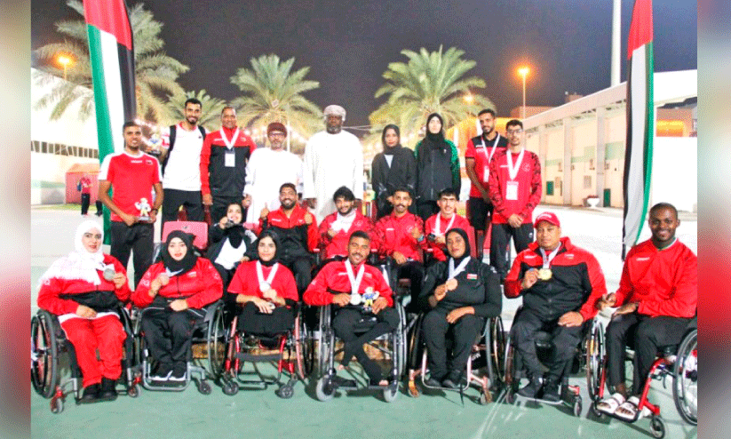 Oman players at Sharjah west asian para games Oman players at Sharjah west asian para games