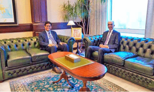 minister of public work welcomes Indian Ambasdodor K.Jacob