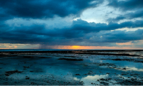 chances for dust storm and high tide