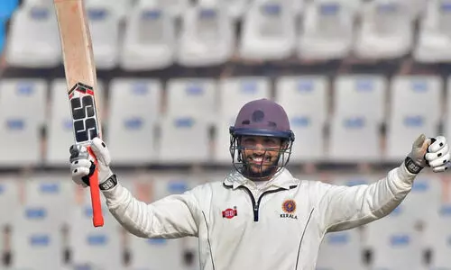 രഞ്ജി ട്രോഫി: ഛത്തിസ്ഗഢിനെതിരെ കേരളത്തിന് മുൻതൂക്കം രഞ്ജി ട്രോഫി: ഛത്തിസ്ഗഢിനെതിരെ കേരളത്തിന് മുൻതൂക്കം