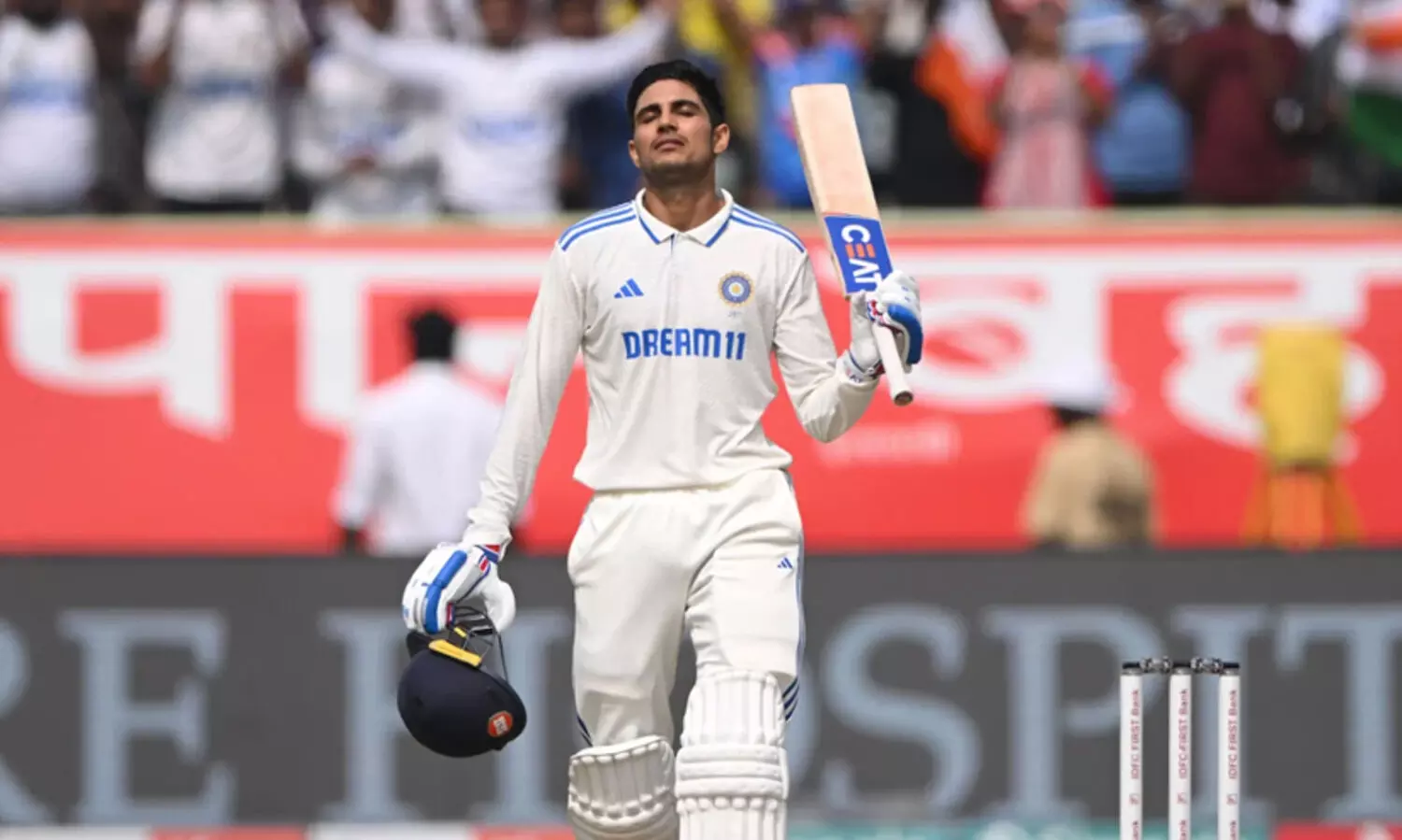 ഗില്ലിന് സെഞ്ച്വറി; പിടിമുറുക്കി ഇന്ത്യ; ലീഡ് 350 കടന്നു