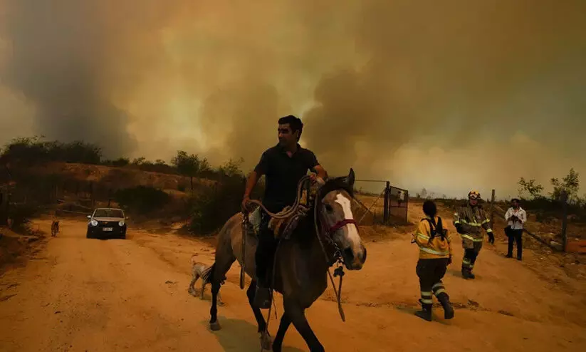 At least 46 were killed in Chile as forest fires move into densely populated areas