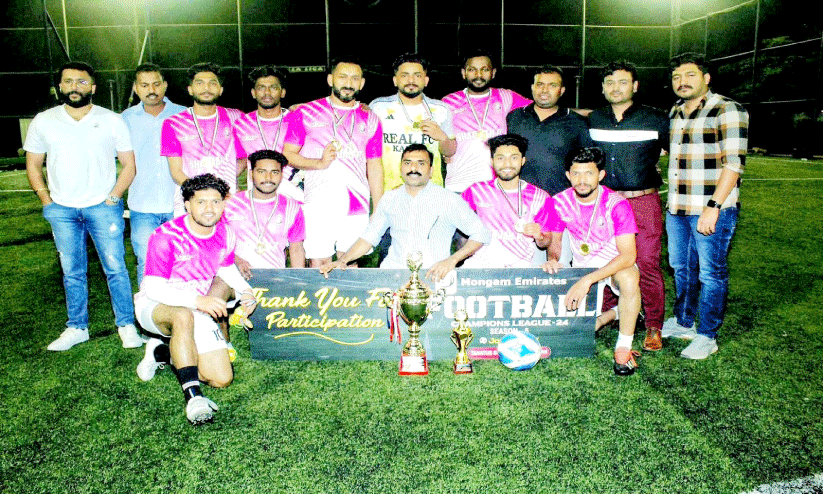 മോ​ങ്ങം എ​മി​റേ​റ്റ്സ് ഫു​ട്ബാ​ൾ ലീ​ഗ് സം​ഘ​ടി​പ്പി​ച്ചു