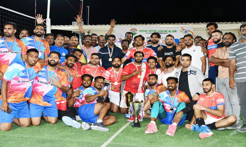 ഇ​ന്‍റ​ർ യു.​എ.​ഇ ത​ല വോളിബാൾ ടൂർണമെന്‍റ്​ സമാപിച്ചു