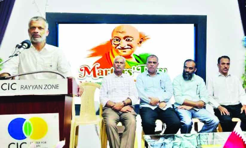 ഗാന്ധി അനുസ്മരണം സംഘടിപ്പിച്ചു ഗാന്ധി അനുസ്മരണം സംഘടിപ്പിച്ചു