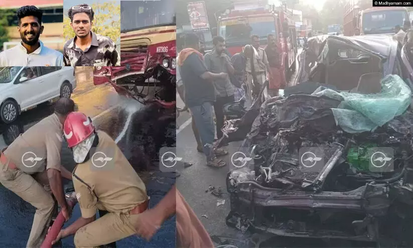 Car accident in Pandalam and Kothamangalam; Three deaths