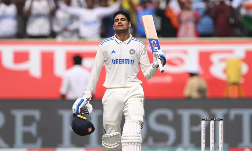 ഗില്ലിന് സെഞ്ച്വറി; പിടിമുറുക്കി ഇന്ത്യ; ലീഡ് 350 കടന്നു