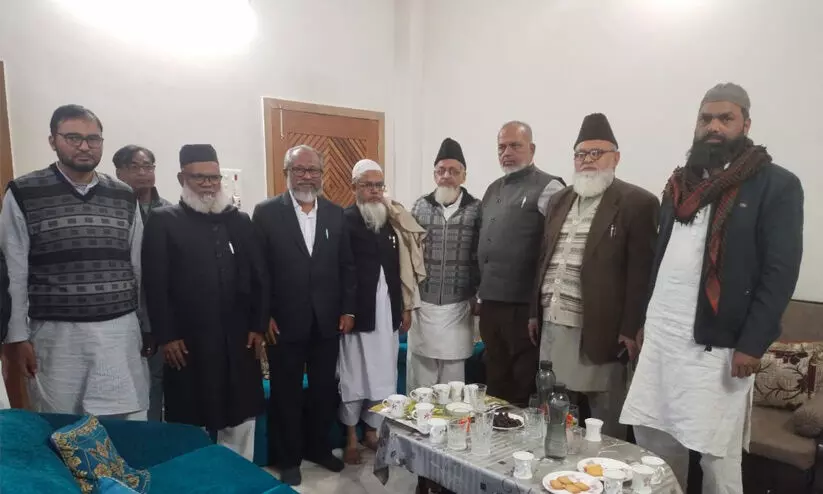 ഐക്യദാർഢ്യവുമായി ജമാഅത്ത് നേതാക്കൾ ഗ്യാൻവാപി മസ്ജിദിൽ