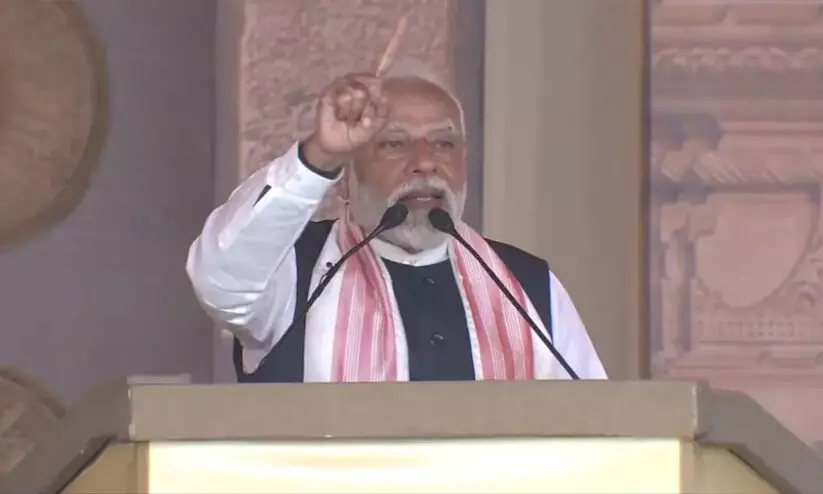 സ്വാതന്ത്ര്യത്തിന് ശേഷം ഭരിച്ചവർക്ക് ആരാധനാലയങ്ങളുടെ പ്രാധാന്യം മനസിലായില്ല -മോദി സ്വാതന്ത്ര്യത്തിന് ശേഷം ഭരിച്ചവർക്ക് ആരാധനാലയങ്ങളുടെ പ്രാധാന്യം മനസിലായില്ല -മോദി