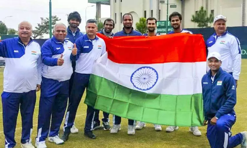 ഡേവിസ് കപ്പ്: പാകിസ്താനെ തുരത്തി ഇന്ത്യ ലോകഗ്രൂപ്പിൽ ഡേവിസ് കപ്പ്: പാകിസ്താനെ തുരത്തി ഇന്ത്യ ലോകഗ്രൂപ്പിൽ