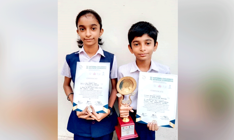 ഇരപിടിയൻ ഇനി വെറും ചെടിയല്ല;  ഗവേഷണ പ്രബന്ധവുമായി സഹോദരങ്ങൾ ദേശീയ ബാലശാസ്ത്ര കോൺഗ്രസിലേക്ക്