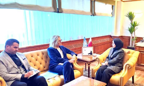 ഗ​സ്സ പു​ന​ർ​നി​ർ​മാ​ണം: യു.​എ​ൻ കോ​ഓ​ഓ​ഡി​നേ​റ്റ​റു​മാ​യി കൂ​ടി​ക്കാ​ഴ്ച ന​ട​ത്തി ശൈ​ഖ അ​ൽ​യാ