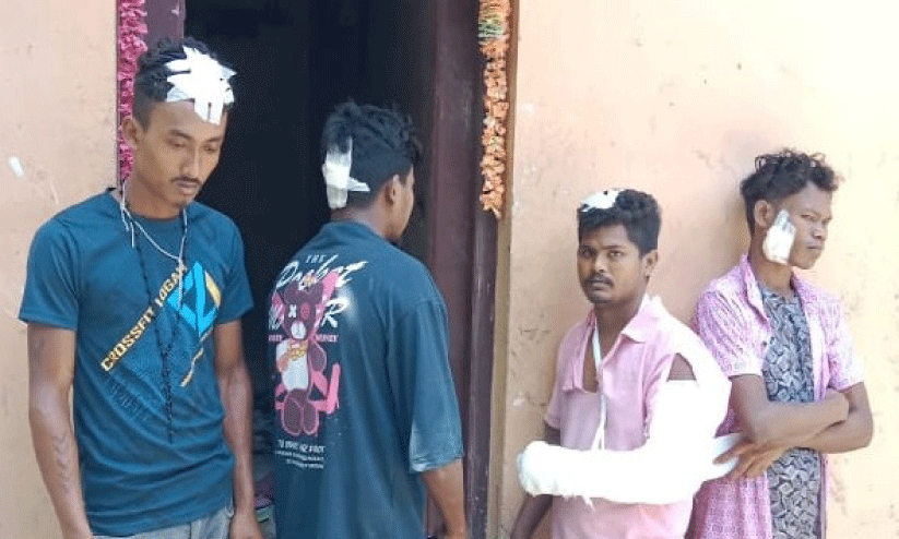 കരുമത്ത് വീടിനുനേരേ ആക്രമണം; നാല് അന്തർ സംസ്ഥാന തൊഴിലാളികള്‍ക്ക് പരിക്ക്