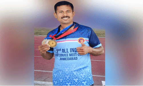 ദേശീയ ഫയർ സ്പോർട്സ് മീറ്റ്; മിന്നും നേട്ടവുമായി മുക്കം ഫയർ ഓഫിസർ