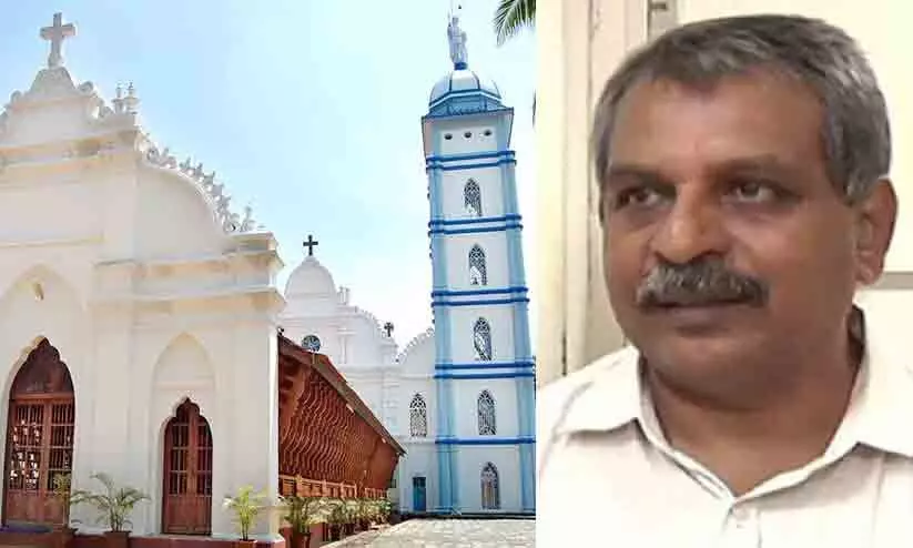 ക്രൈസ്തവരെ ഇളക്കാനുള്ള തന്ത്രം വിലപ്പോവില്ല; പാലയൂർ ചർച്ച് വിവാദത്തിൽ നിലപാട് മാറ്റി ആർ.വി.ബാബു