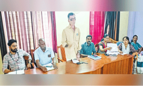 ജൽജീവൻ മിഷൻ പദ്ധതി;  മങ്കര പഞ്ചായത്തിൽ ട്രയൽ റൺ തുടങ്ങി