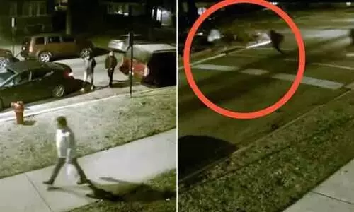 യു.എസിൽ ഭക്ഷണപായ്ക്കറ്റുമായി താമസസ്ഥലത്തേക്ക് പോകവെ ഇന്ത്യൻ വിദ്യാർഥിയെ ആക്രമിച്ച് മുഖംമൂടി ധാരികൾ -വിഡിയോ