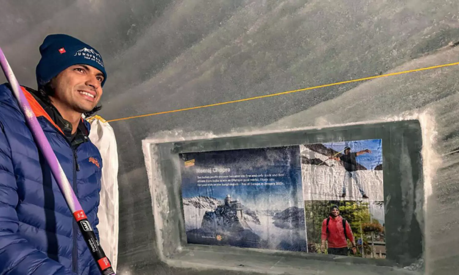 യൂറോപ്പിന്റെ മുകൾത്തട്ടിൽ നീരജിന് ആദരം