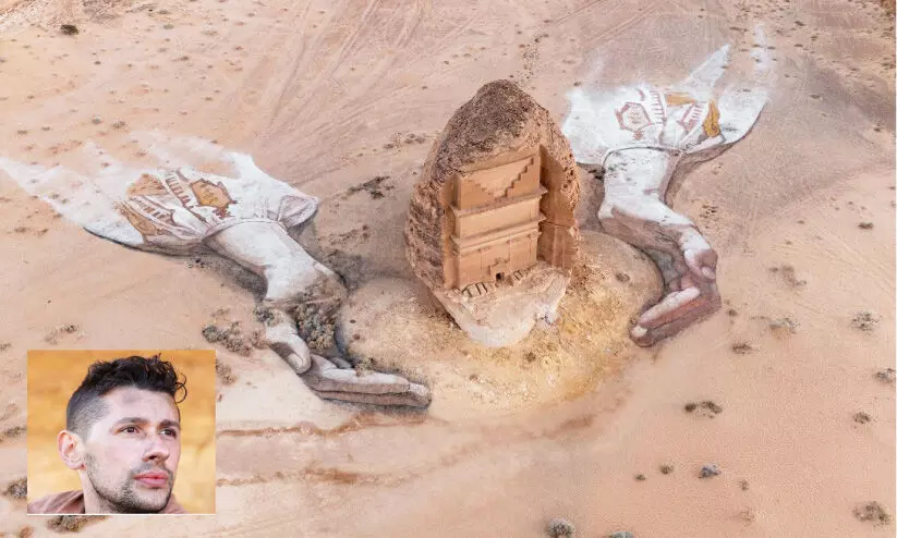 അൽഉലയിൽ വിസ്​മയമായി അമേരിക്കൻ പെയിൻറിങ്