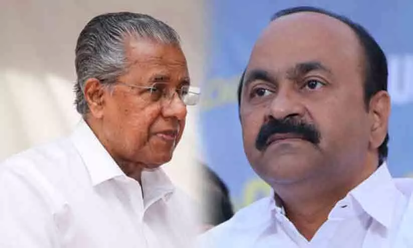 vd satheesan, Pinarayi