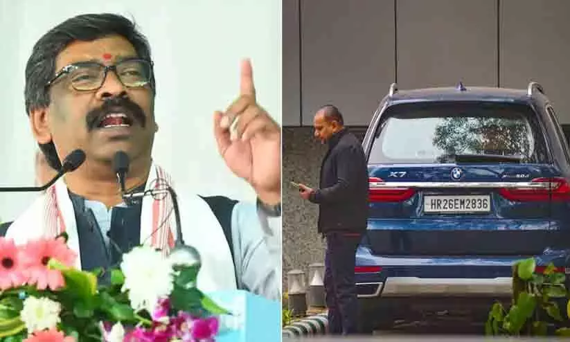 BMW car found at Hemant Sorens house not his