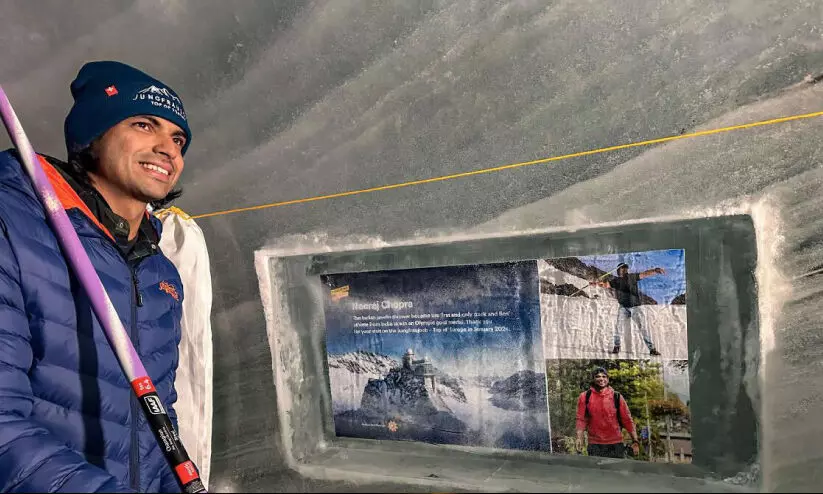 യൂറോപ്പിന്റെ മുകൾത്തട്ടിൽ നീരജിന് ആദരം യൂറോപ്പിന്റെ മുകൾത്തട്ടിൽ നീരജിന് ആദരം