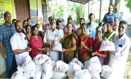പഞ്ചായത്തിന്റെ പേരിൽ അരി വിപണിയിലിറക്കി കോടോം ബേളൂർ