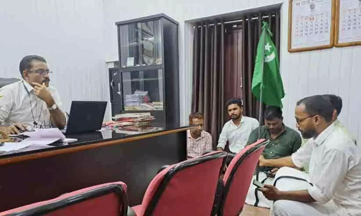 Youth League protest in Malappuram RT office