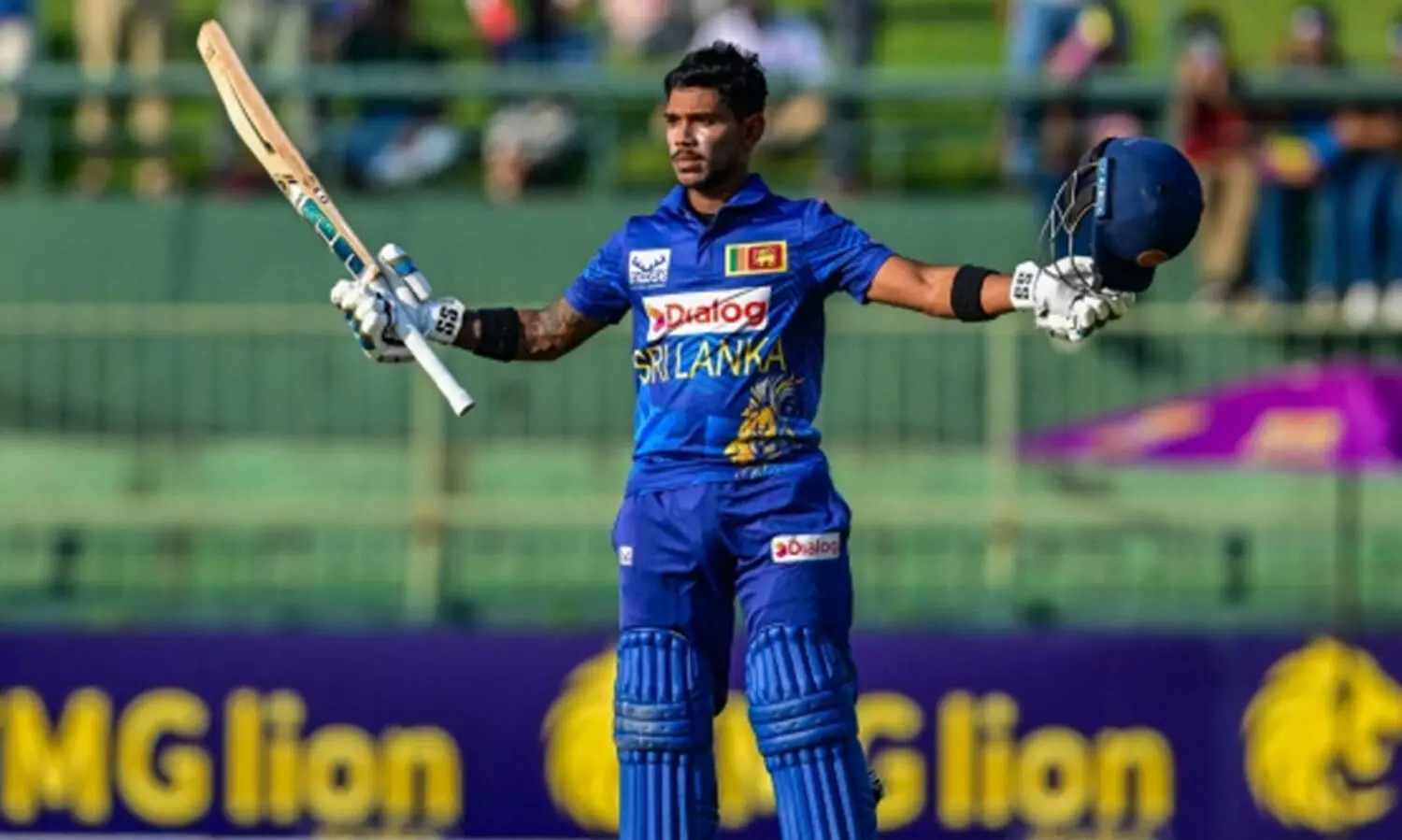 പത്തും നിസങ്ക (210*); ഏകദിനത്തിൽ ഇരട്ട സെഞ്ച്വറി നേടുന്ന ആദ്യ ശ്രീലങ്കൻ താരം