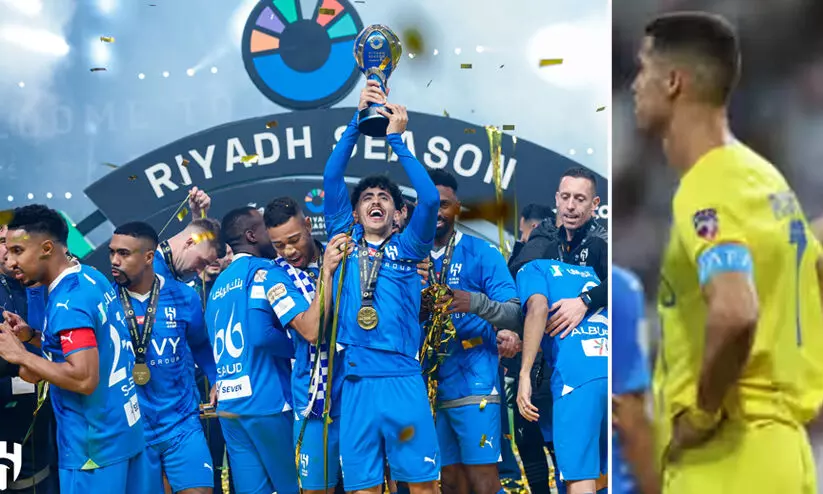 റൊണാൾഡോയുടെ അൽ നസ്റിനെ വീഴ്ത്തി അൽ ഹിലാലിന് റിയാദ് സീസൺ കപ്പ് കിരീടം