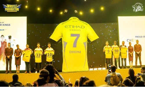 ചെ​ന്നൈ സൂ​പ്പ‍ർ കി​ങ്സ് ഇ​ത്തി​ഹാ​ദ് എ​യ​ർ​വേ​സി​ന്റെ ചി​റ​കി​ൽ