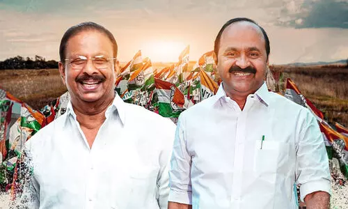 k sudhakaran-vd satheesan