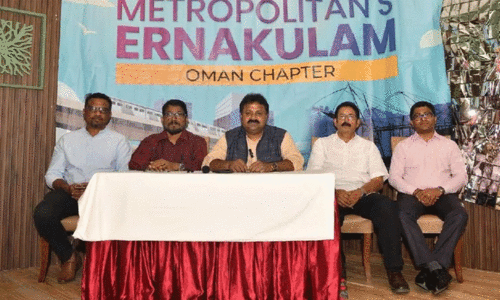 മെ​ട്രോ​പൊ​ളീ​റ്റ​ന്‍സ് എ​റ​ണാ​കു​ളം ഒ​മാ​ന്‍ചാ​പ്​​റ്റ​ര്‍ ഗ്രാ​ൻഡ് ലോ​ഞ്ച് ഇ​ന്ന്​