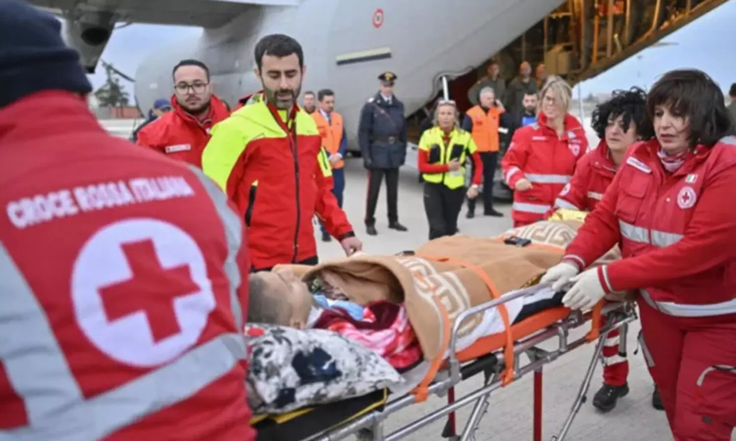 ഗസ്സയി​ലെ കുഞ്ഞുങ്ങൾക്ക് ഇറ്റലിയുടെ സഹായഹസ്തം​; ചികിത്സ നൽകാൻ റോമിലേക്ക് എയർലിഫ്റ്റ് ചെയ്തു