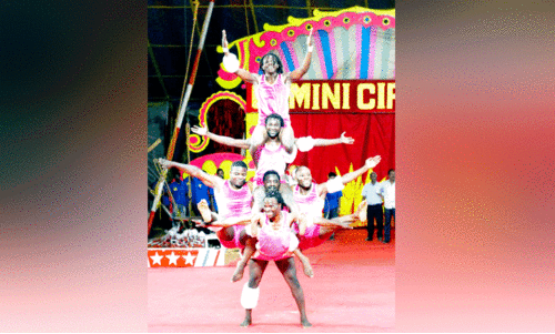 ക​ലാ​കാ​ര​ന്മാ​ർ നി​ർ​മി​ക്കു​ന്ന  മ​നു​ഷ്യ​പി​ര​മി​ഡു​ക​ള്‍