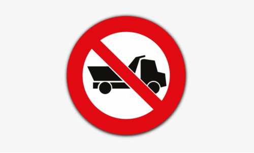 heavy vehicles prohibited