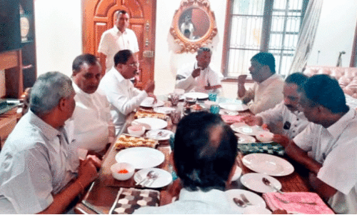 കർണാടക പട്ടികജാതി/വർഗ മന്ത്രിമാരുടെ പ്രാതൽ സംഗമം