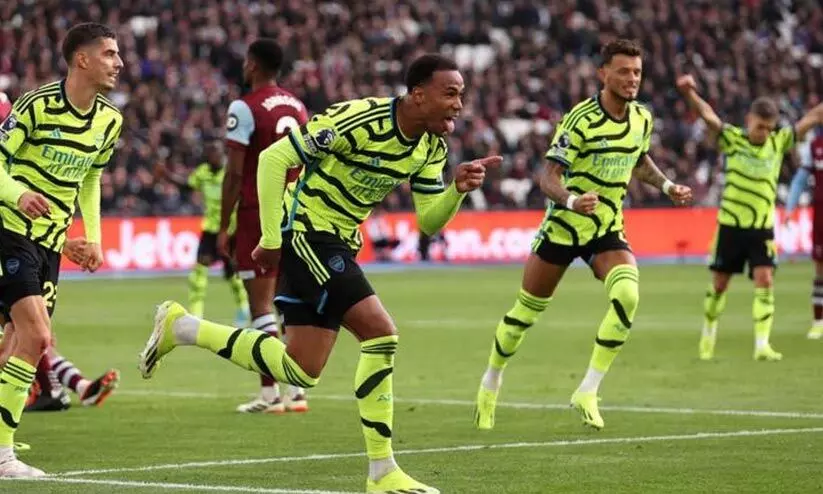 വെസ്റ്റ് ഹാം വലയിൽ ആറടിച്ച് ആഴ്സണൽ